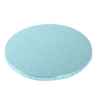 Cake Drum Rond 30cm baby blauw