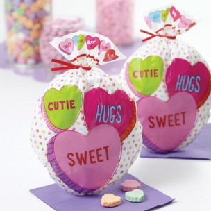 Shaped Treat Bags Words Can Express pk/15