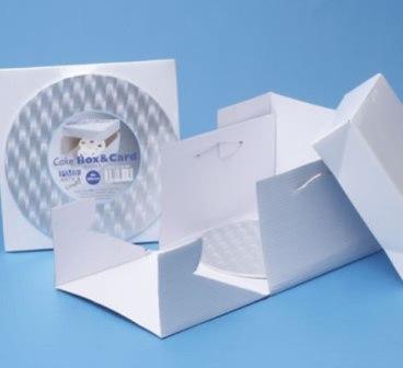 Cake Box & Round Cake Board 27.5x27.5x15cm