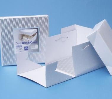 Cake Box & Vierkant Cake Board 25x25x15cm