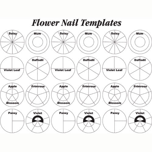 Flower Nail Templates