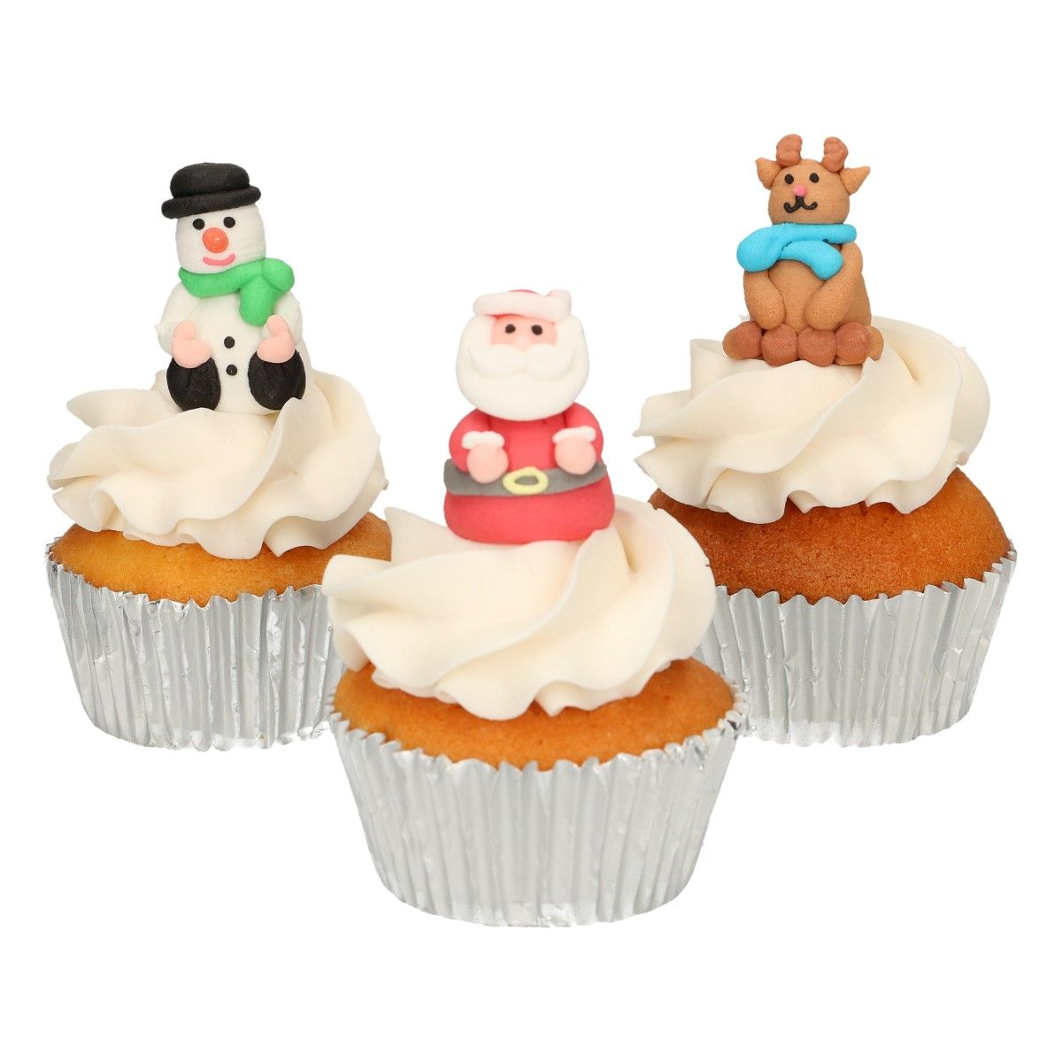 Funcakes suiker kerstfiguren set/3