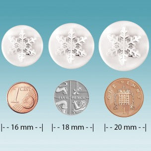 Snowflake plunger cutter set/3