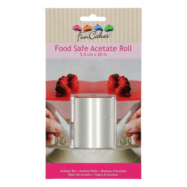 FUNCAKES ACETAAT ROL 5.5CM X 20M