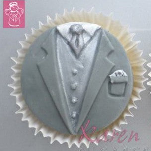 Cupcake Top mould - Bride & Groom - K.Davies