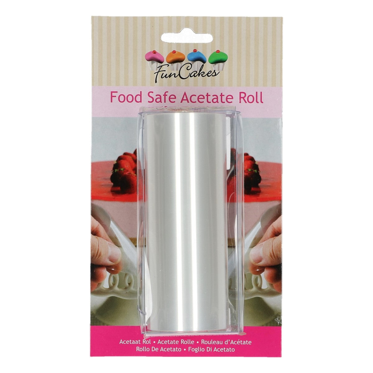 Acetaat Rol 12cm hoog