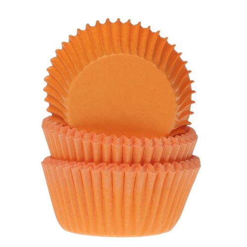 house of marie mini baking cups orange pk/60