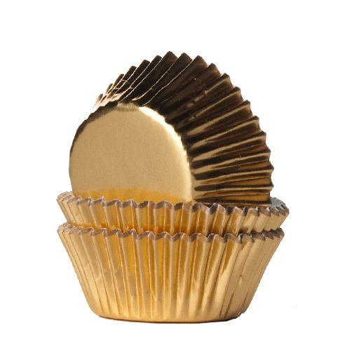 house of marie baking cups folie goud pk/24