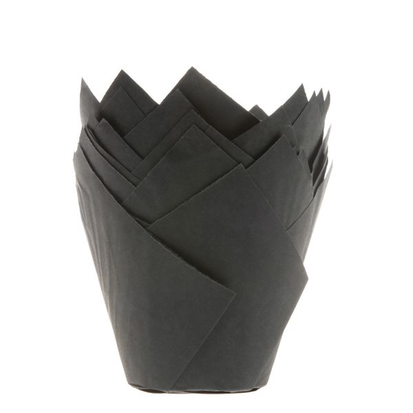 Muffin cups zwart 36stuks