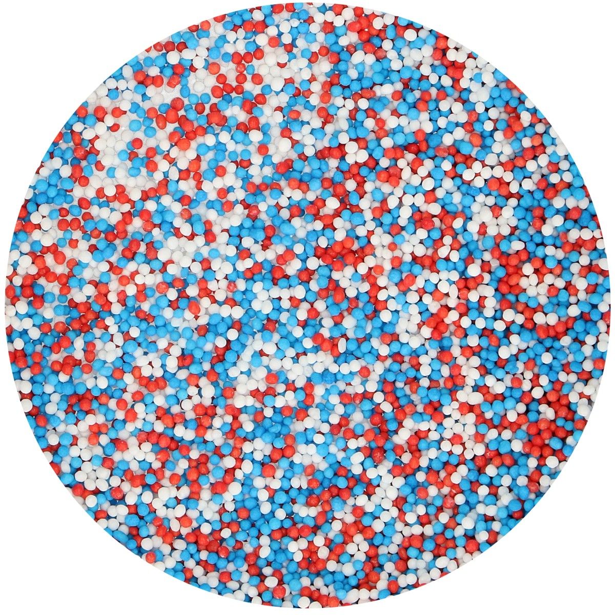 Funcakes Musketzaad rood-blauw-wit 80g