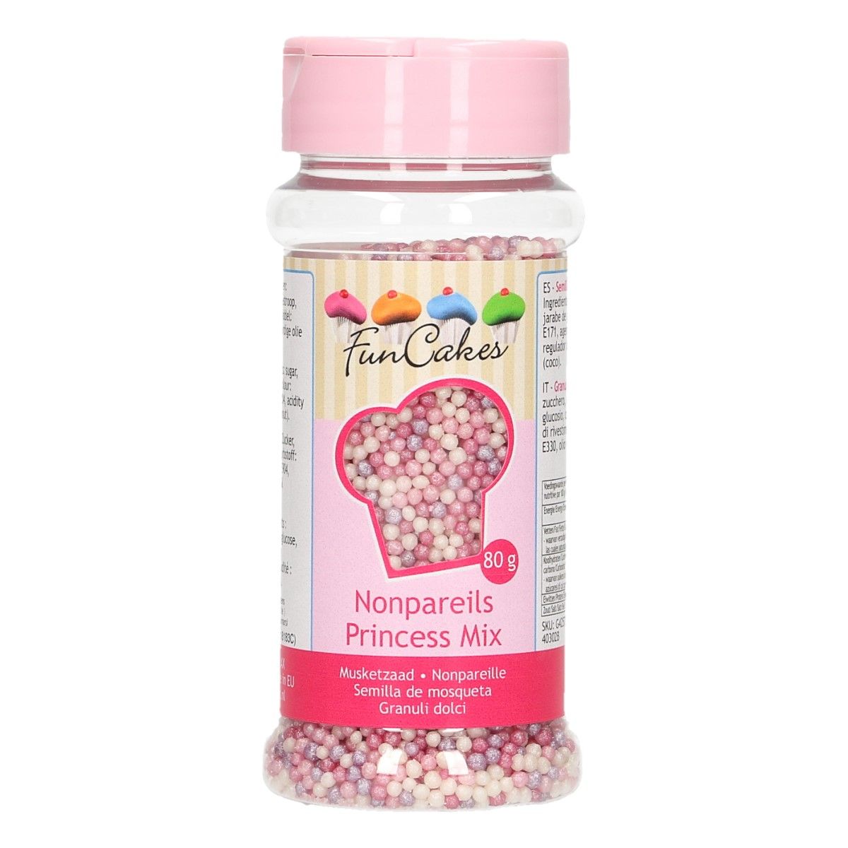 Funcakes nonparells princessen mix 80g