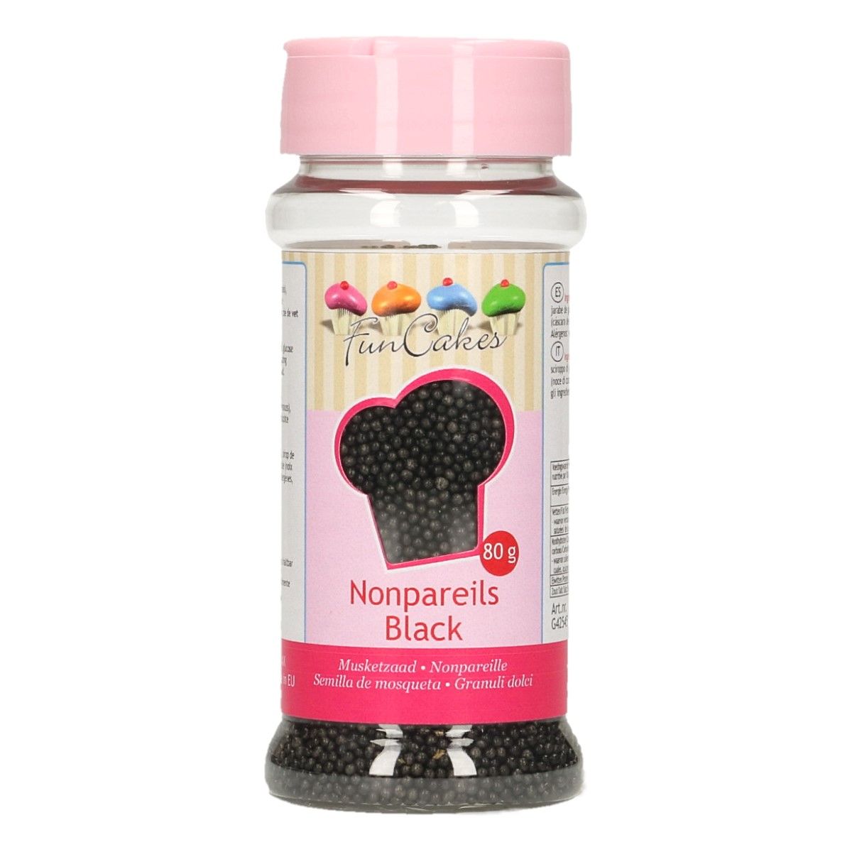 Funcakes musketzaad zwart 80g