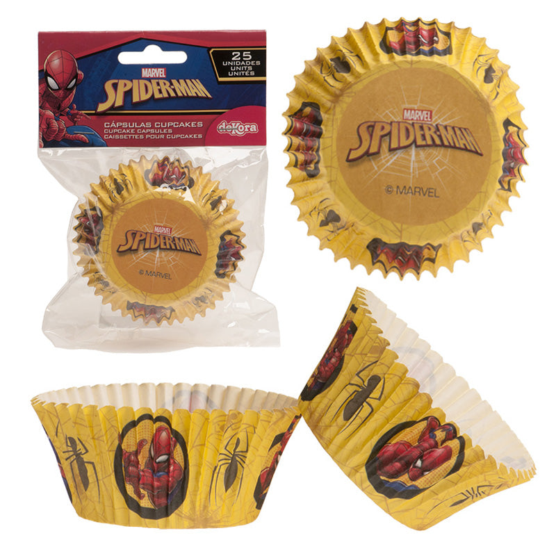 Spiderman Baking cupc 25 stuks