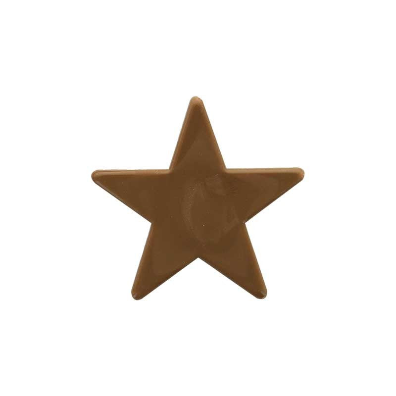 chocolade Ster 2,5 cm bruin