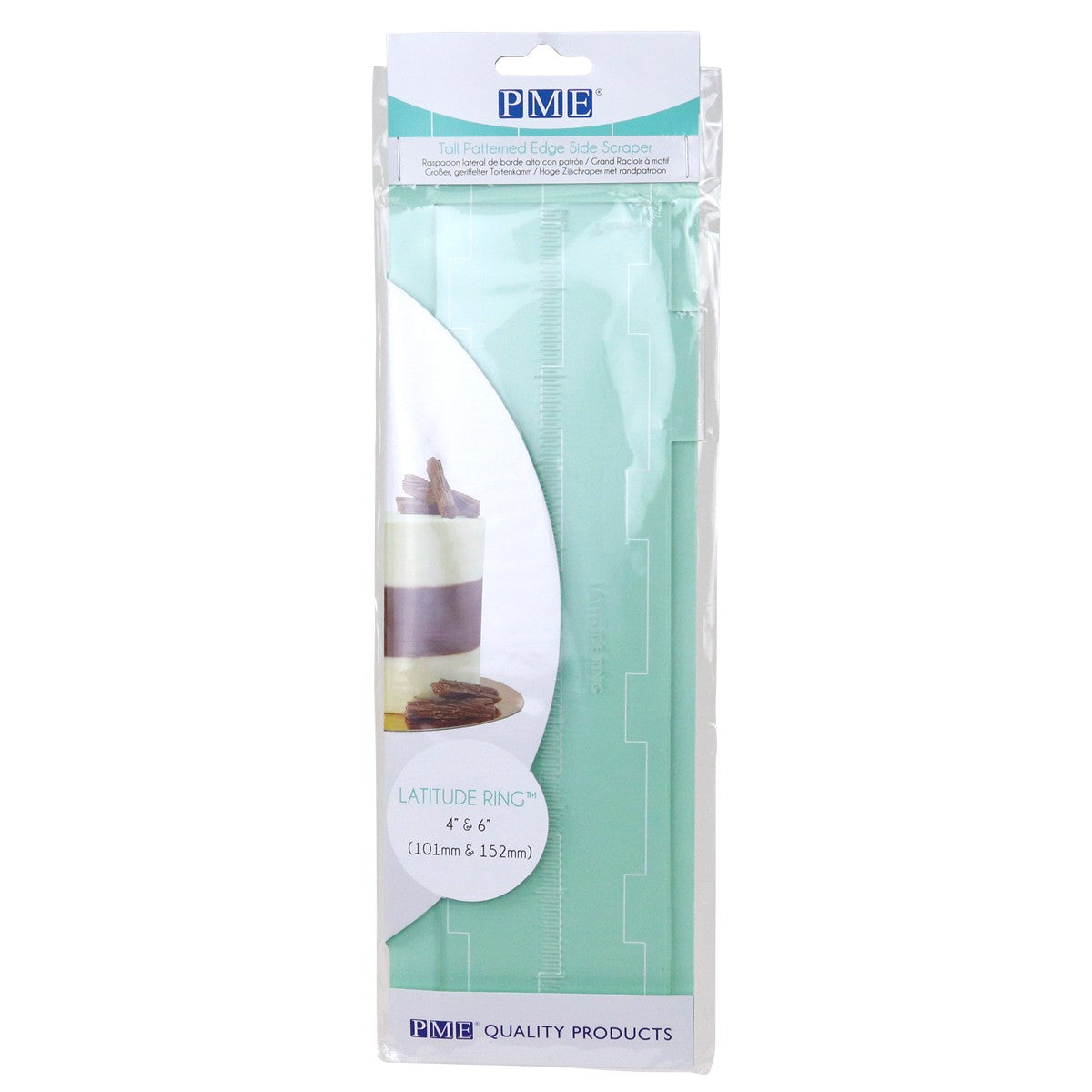 Pme tall patterned edge side scraper ''latitude ring'4-6'