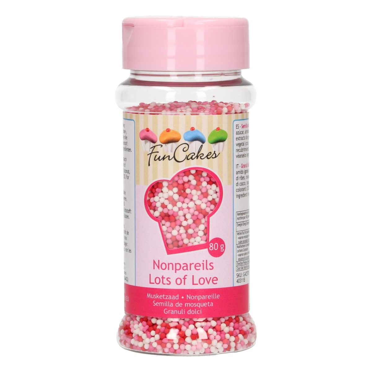 Funcakes nonpareils lots of love80g
