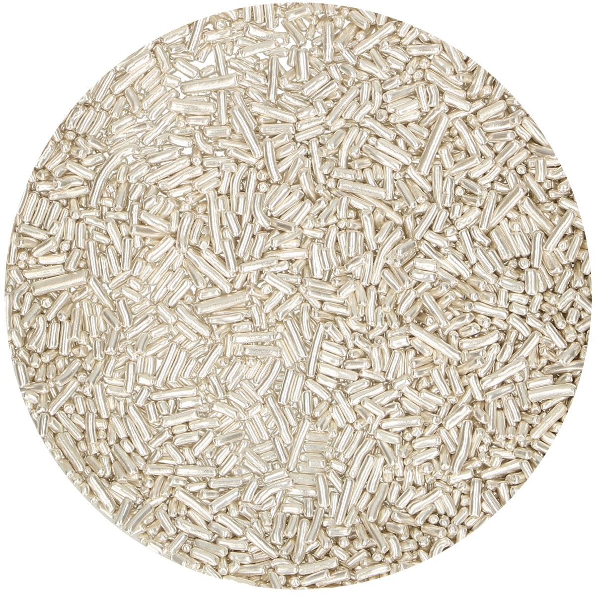 Funcakes sugar strands -mettalic silver-80g