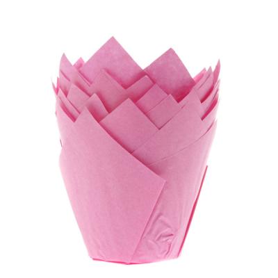 Muffinbakingcups 36stuks-fuschia roos