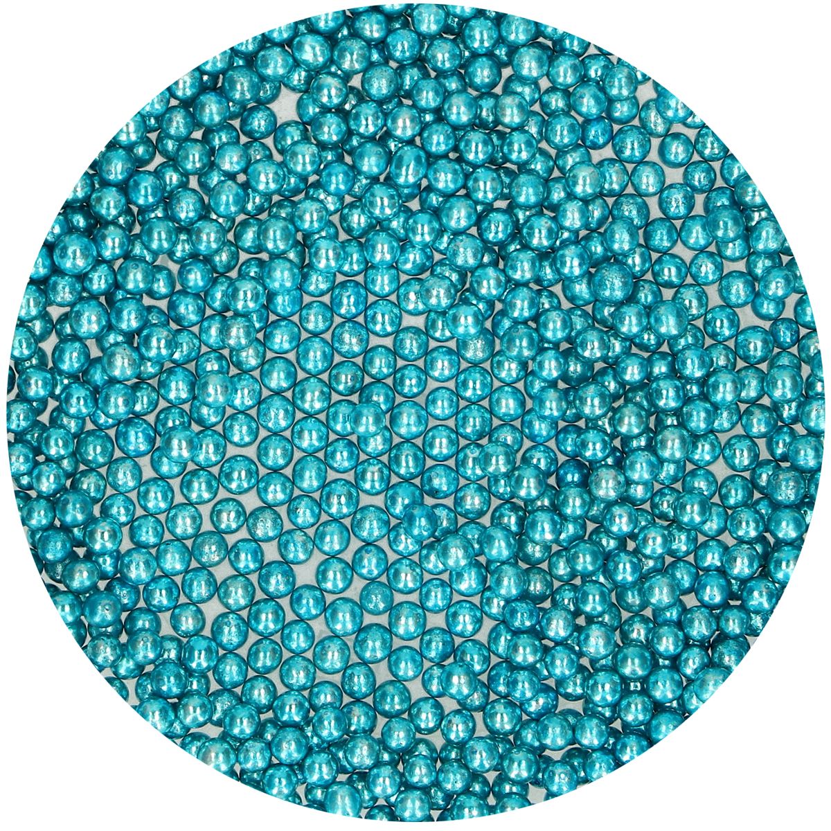 Funcakes-suikerparels- metallic blauw