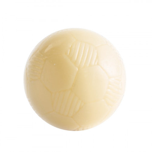Chocolade 3d voetbal -3 stuks- wit