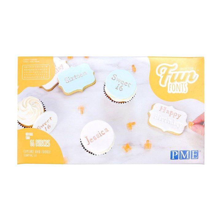 Pme Fun fonts-cookies-cupcakes-collectie 2
