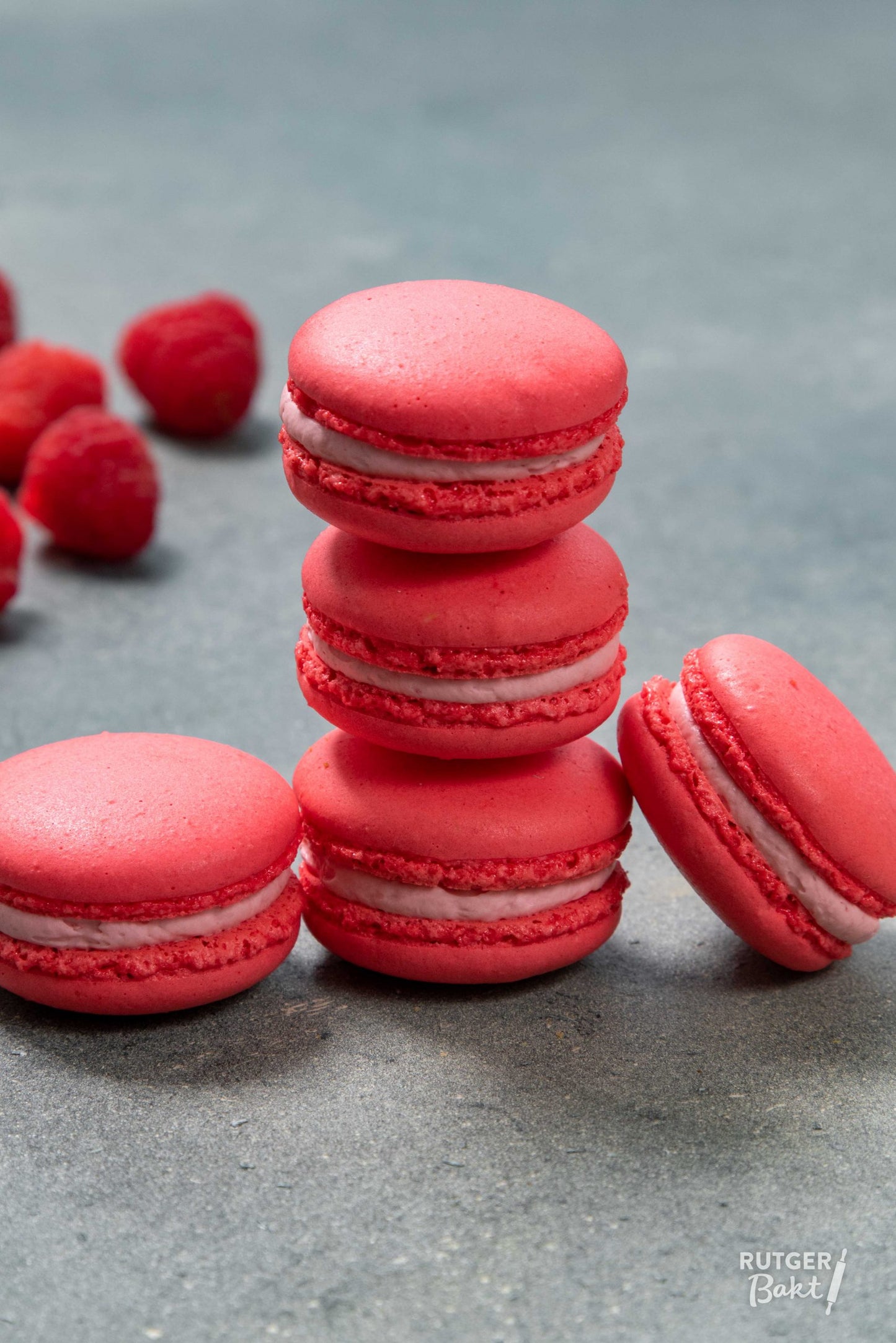 Frambozen Macarons
