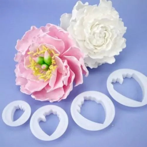 FMM Peony Cutter set/ 4 (pioenroos)