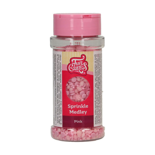 FUNCAKES SPRINKLE MEDLEY ROZE 70G