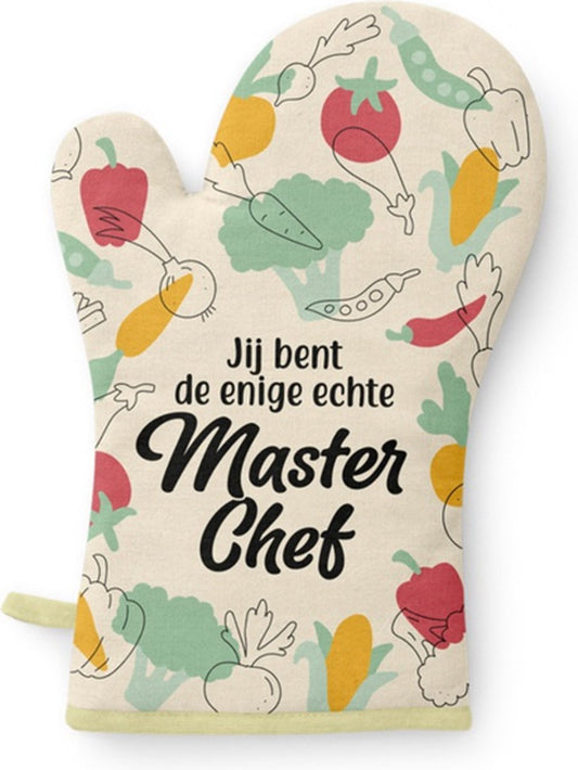 Ovenhandschoen Jij bent de enige echte Masterchef