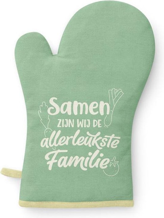 Ovenhandschoen de allerleukste familie