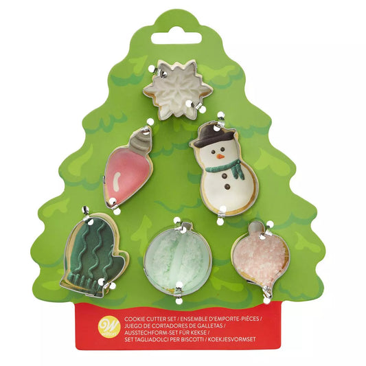 Wilton Koekjesuitsteker Kerstboom Set/6