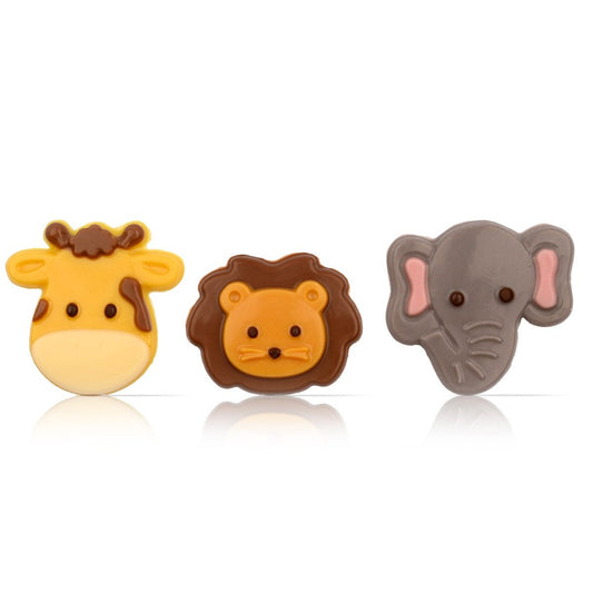 Chocoladedecoratie Safari Dier Assortiment