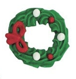 suiker kerstkrans 10 stuks