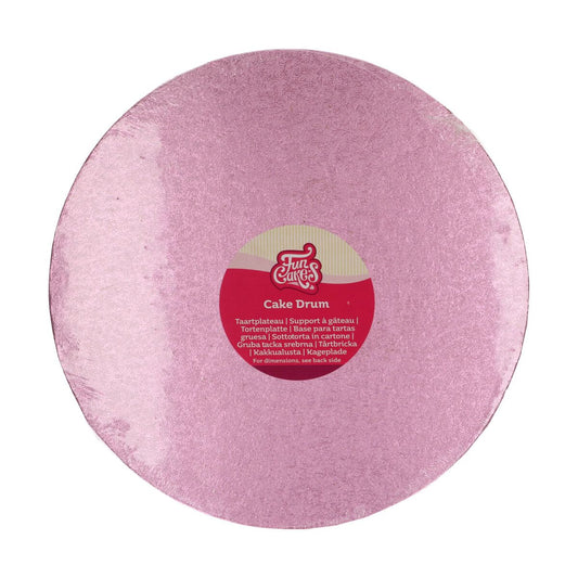 CAKE DRUM ROND Ø30,5 CM - ROZE
