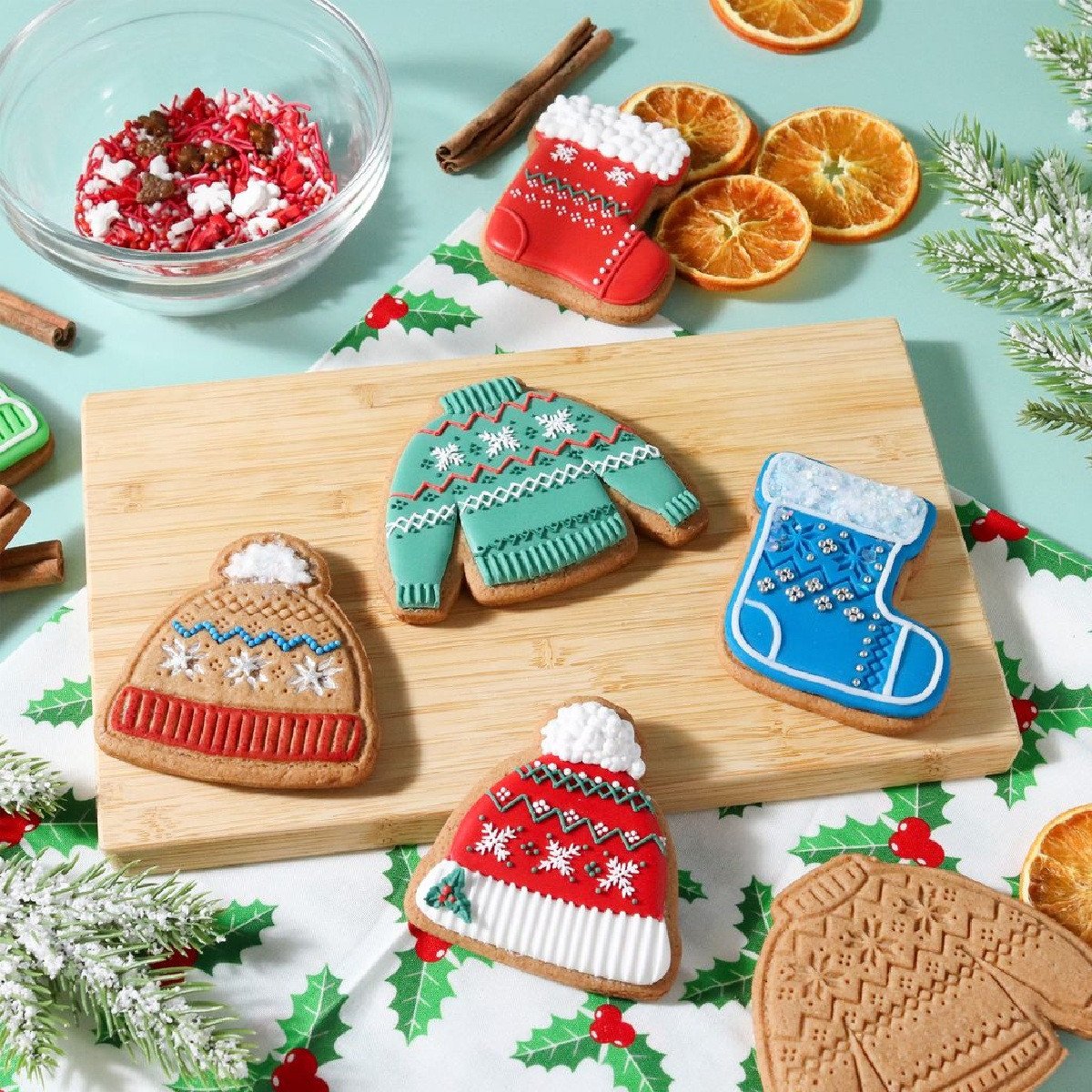 PME Uitsteker & Stempel Gezellige Kerst Set/3