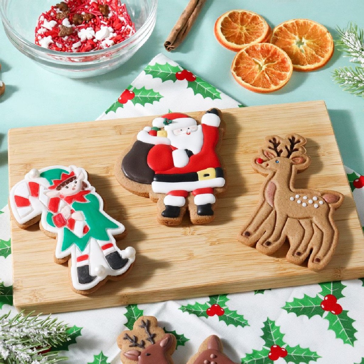 PME Uitsteker & Stempel Werkplaats Kerstman Set/3