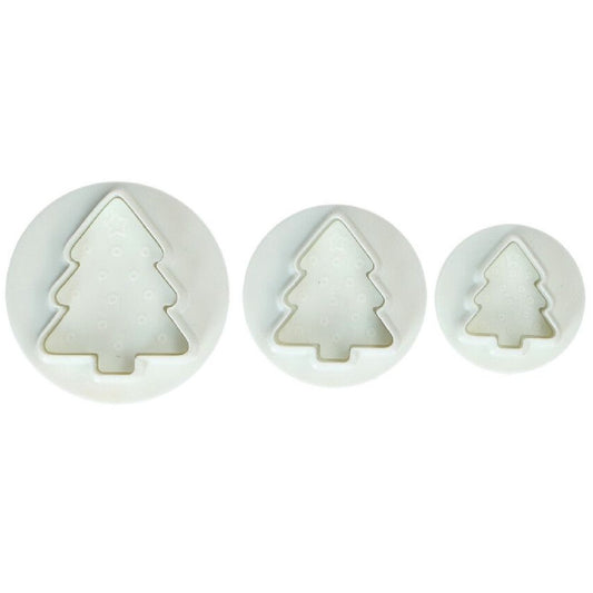 Wilton Plunger Cutter Kerstboom Set/3
