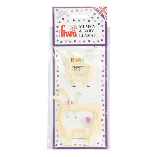 FMM MUMMY & BABY LLAMA CUTTER SET/2