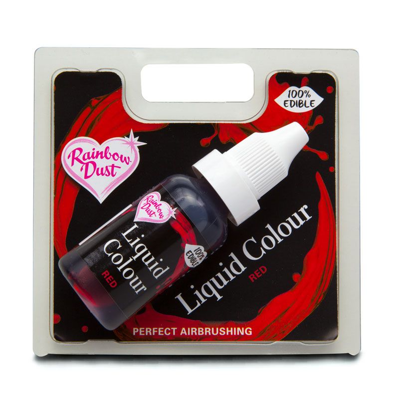 RD LIQUID COLOUR AIRBRUSH - RED -16ML