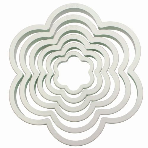PME Plastic Cutter Flower Set/6
