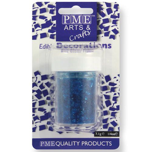 PME GLITTER FLAKES - BLUE 7G