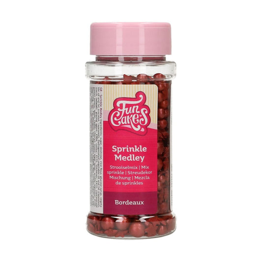 FUNCAKES SPRINKLE MEDLEY BORDEAUX 60 G