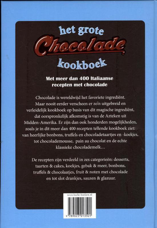 het grote chocolade kookboek