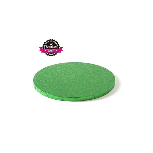 Rond Taartbord 12mm GROEN, 30cm