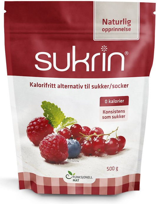 Sukrin (500g) - Bevat Erythritol - 100% Natuurlijke suikervervanger zonder calorieën