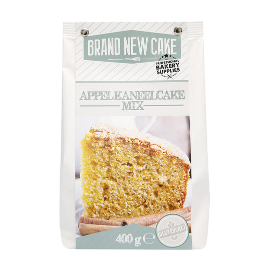 BrandNewCake Appel/Kaneelcake-mix 400g. Glutenvrij