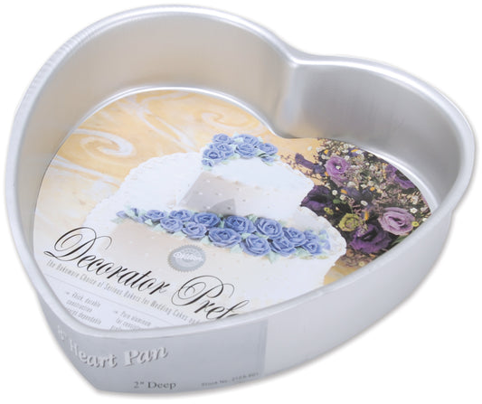 Wilton Decorator Preferred Cake Pan-Hart 8"X2"