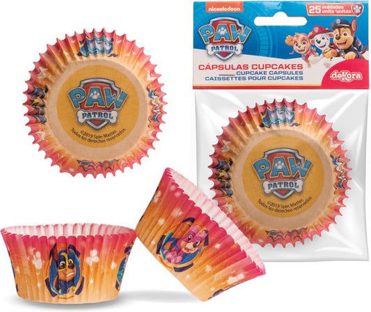 PAW PATROL Baking cups 25 stuks
