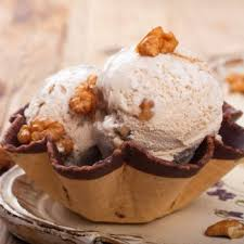 Ijscups met vers roomijs voor 1 persoon