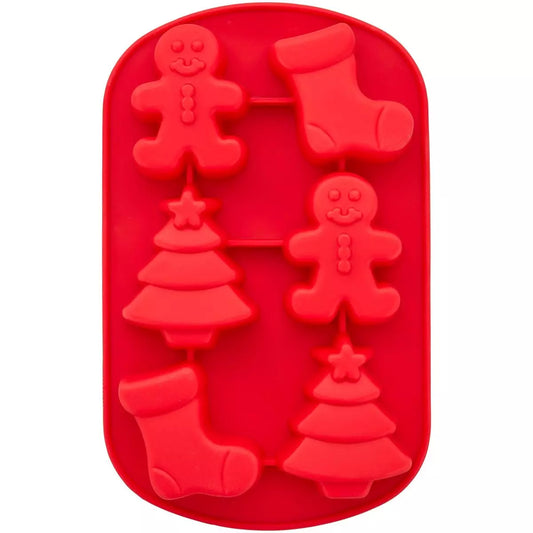 Wilton Siliconen Bakvorm Sok-Gingerbread-Kerstboom (6)
